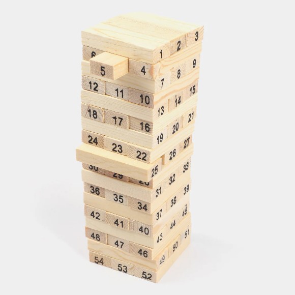 Jenga Game Wiss Toy - 48Pcs