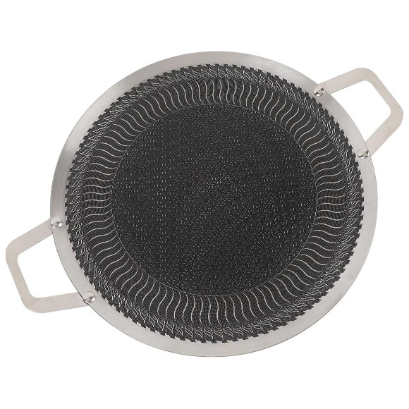 Laser Coated Honeycomb Stainless Steel Tawa Grill Plate (34cm) (38cm)