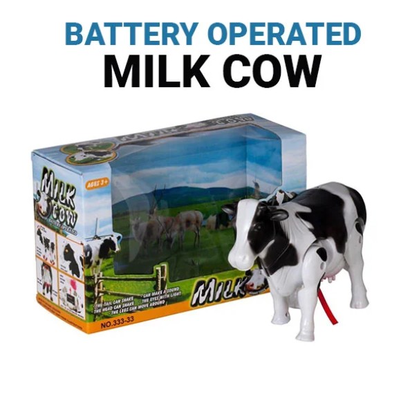 Milk Cow Toy - Funny Walking Musical Cow