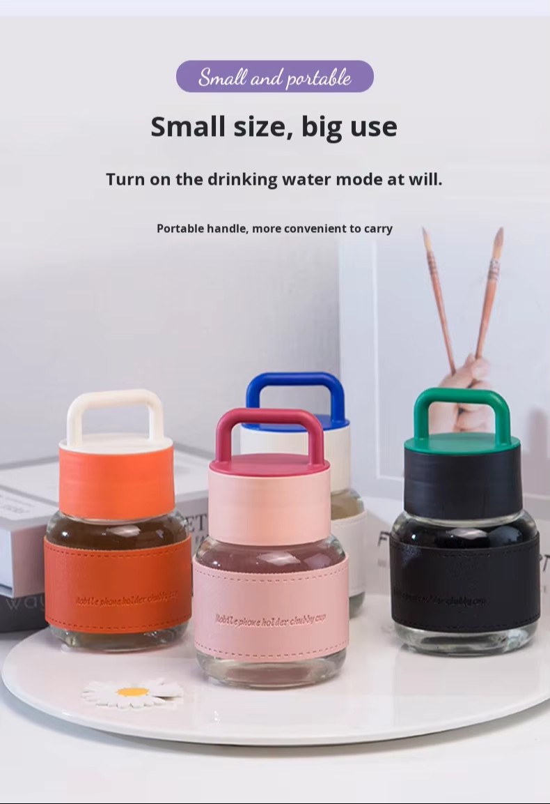 new-300ml-cute-fat-cup-with-handle-glass-water-mini-milk-cups-bottle