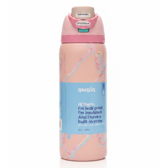 Owala FreeSip Stainless Steel Water Bottle 32oz