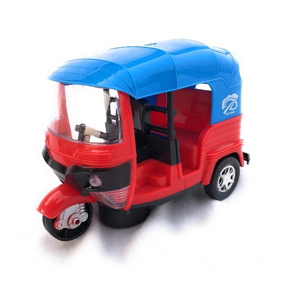 Plastic Model Three Wheels Tuk Tuk Auto Rickshaw For Kids