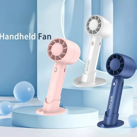 Portable Mini Rechargeable Fan with Three Wind Speed Gears