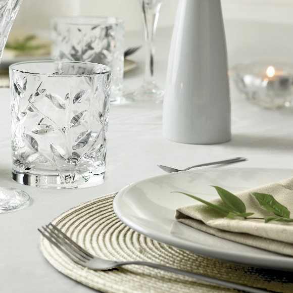 RCR Crystal Laurus Glass 300ml Set of 6 - 259240