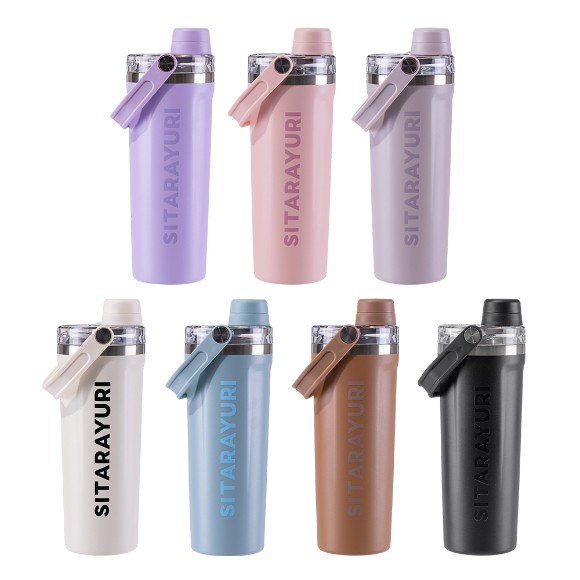 SITARAYURI 800ml Insulated Tumbler Stainless Steel Bottle with Straw