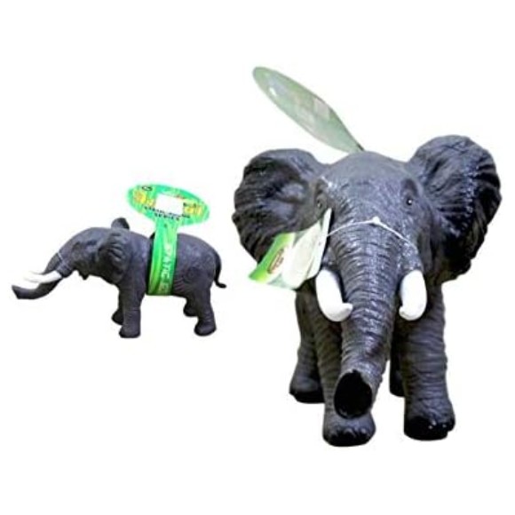 Soft Rubber Farm Horse Elephant Lion Unbreakable Action Figure Toy Set With Sound Collatable Toy
