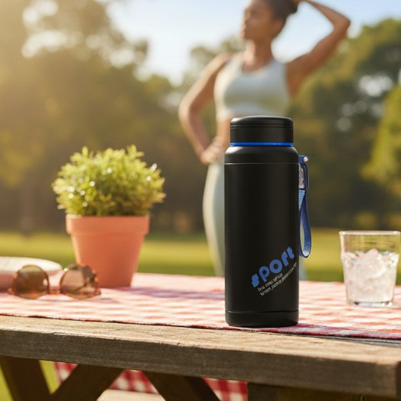 Sports Thermal Insulating Large Capacity Water Bottle