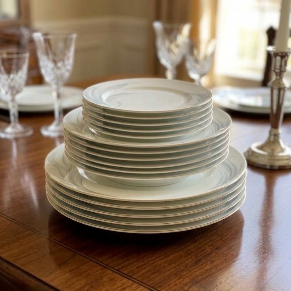 Super Bane China Plate Set of 18 Pcs