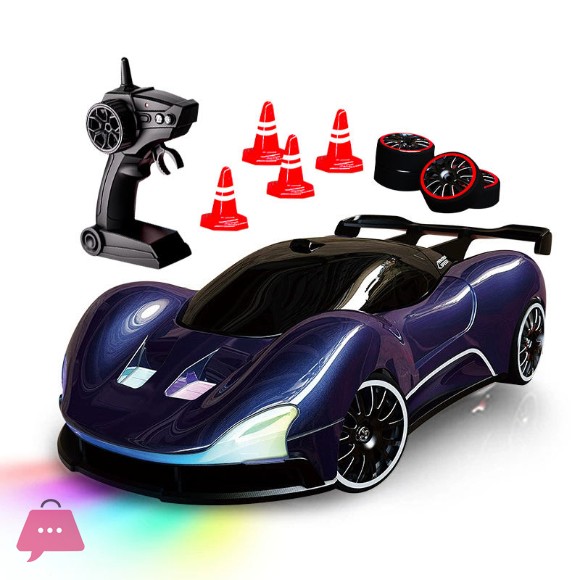 1:20 4CH Sport Remote Control Rc Drift Car Battery Toy Wth Light for Kids