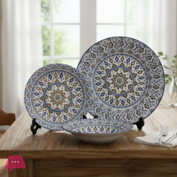 Bohemian Plate Set 18 Piece
