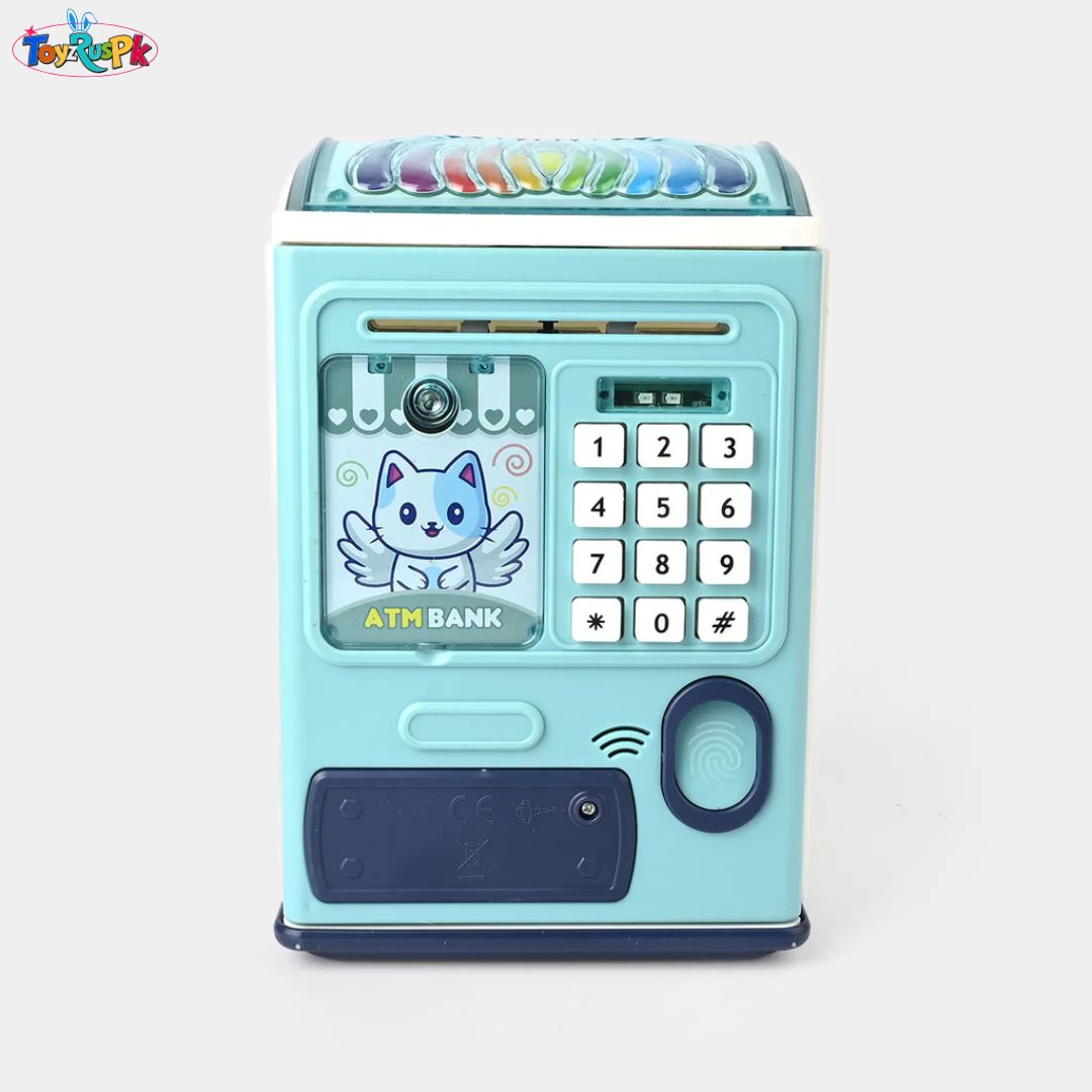 Piggy Bank Money Box for Kids Finger Print ATM Machine