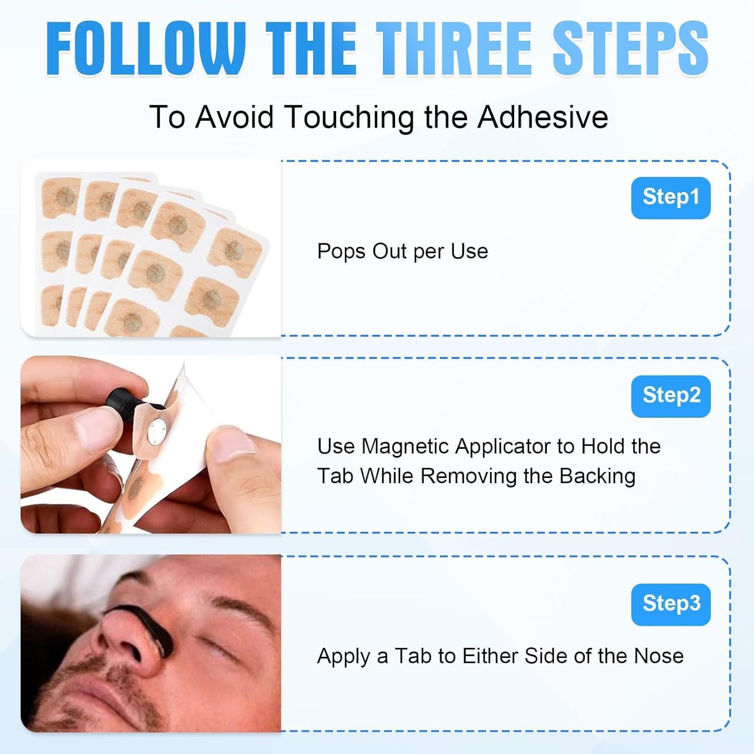 Sleepco Nasal Dilator Starter Kit. 4 Sizes. Improve airflow