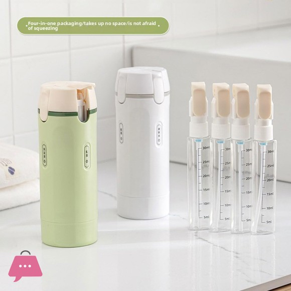 4 in 1 Travel Dispenser Bottle Leak Proof Travel Pump Bottles