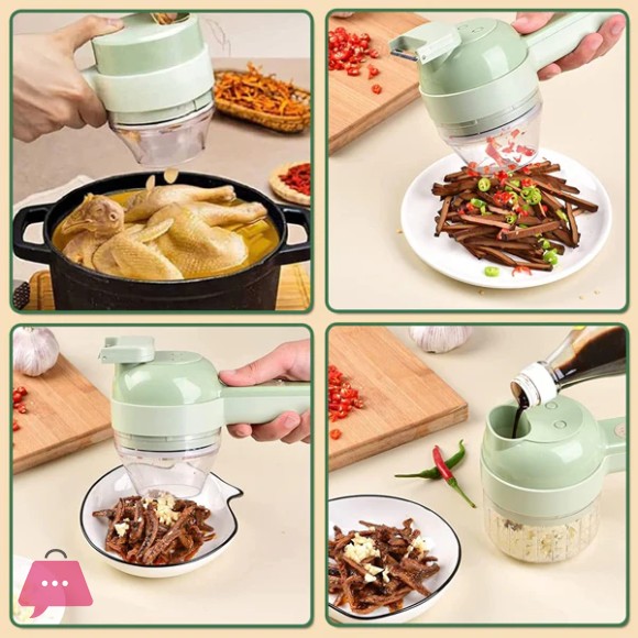 4in1 Rechargeable Vegetable Slicer