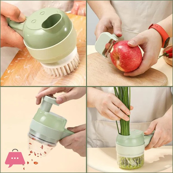 4in1 Rechargeable Vegetable Slicer