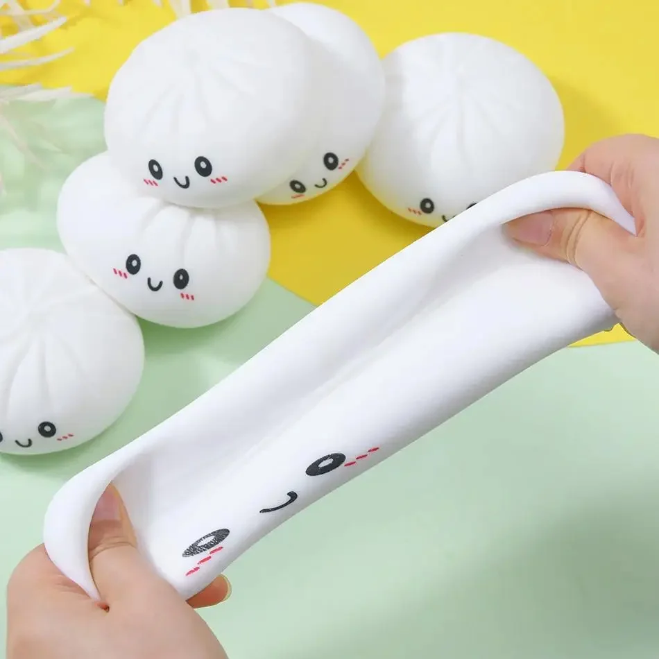 New Squishy Glitter Dumpling Sensory Toy with Box for Stress Relief