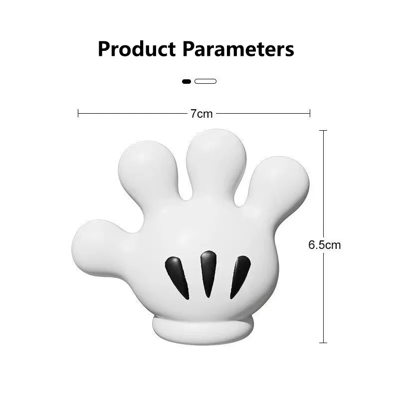 Mickey Mouse Toothbrush Holder Palm Suction Cup Multi Function Hook