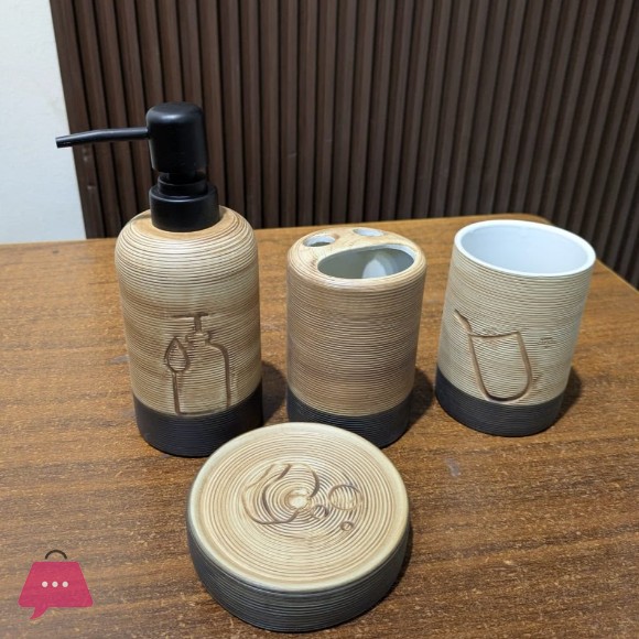Bathroom Essentials Set – 4 pieces