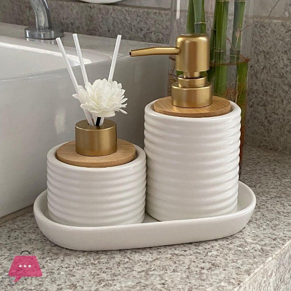Bathroom Diffuser Kit with Liquid Dispenser