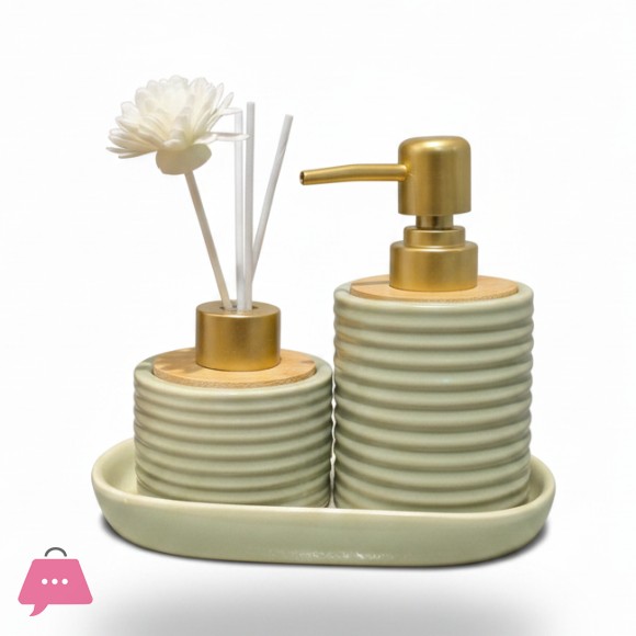 Bathroom Diffuser Kit with Liquid Dispenser