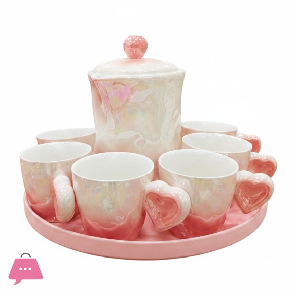 Ceramic Revolving Tea Set