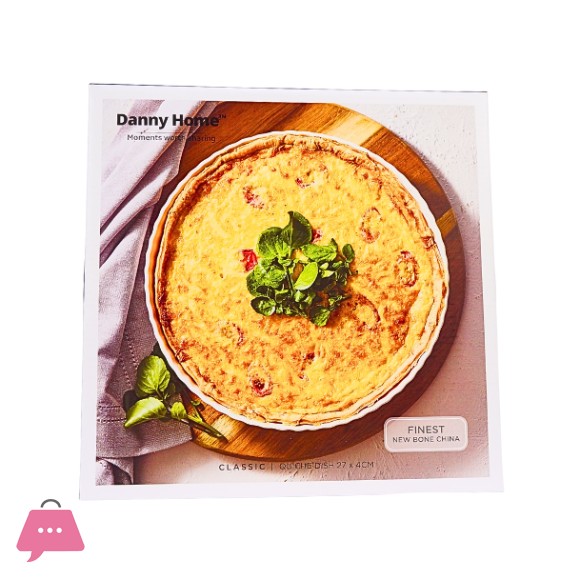 Danny Home 11Inch CERAMIC QUICHE DISH