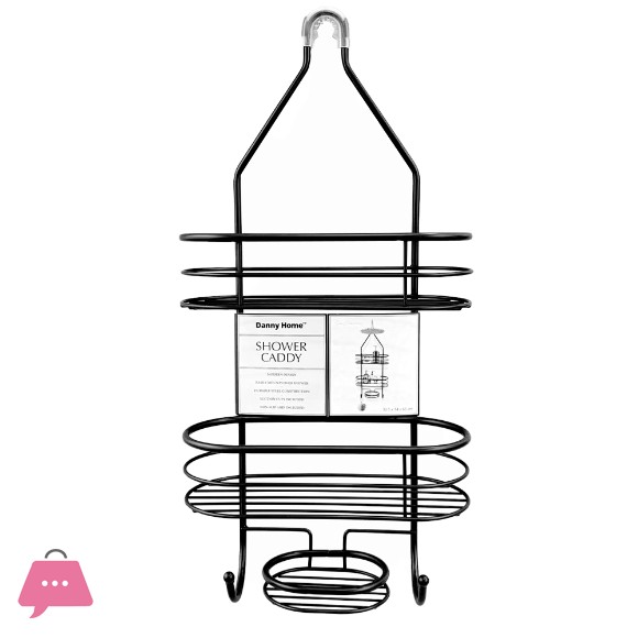 Danny Home 2-Tier Hanging Shower Caddy with a Soap Dish