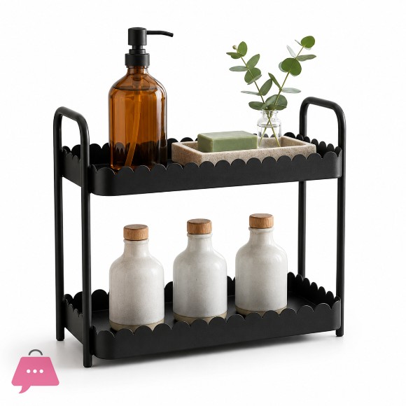 Danny Home 2-Tier Spa Tower Metal Storage Rack