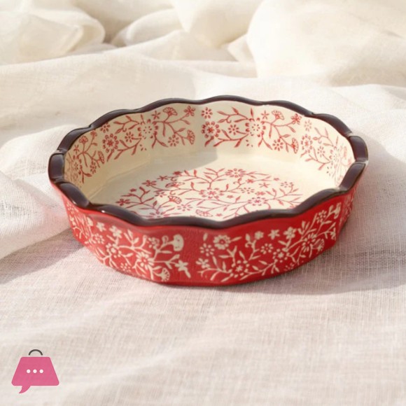 Danny Home Bakeware Pie Plate Qiuche Dish 7 Inch