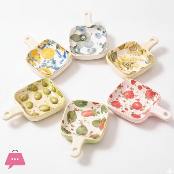 Danny Home Ceramic Mini Dipping Dish 7.5 Inch