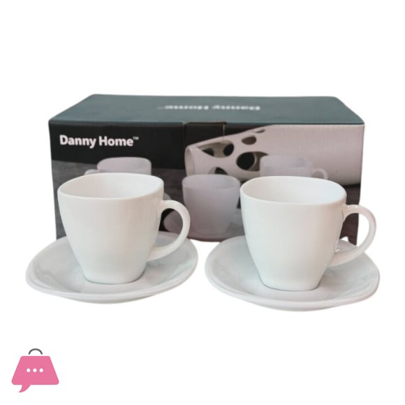 Danny Home Coffee Cup Set 12 Pieces - 210ml