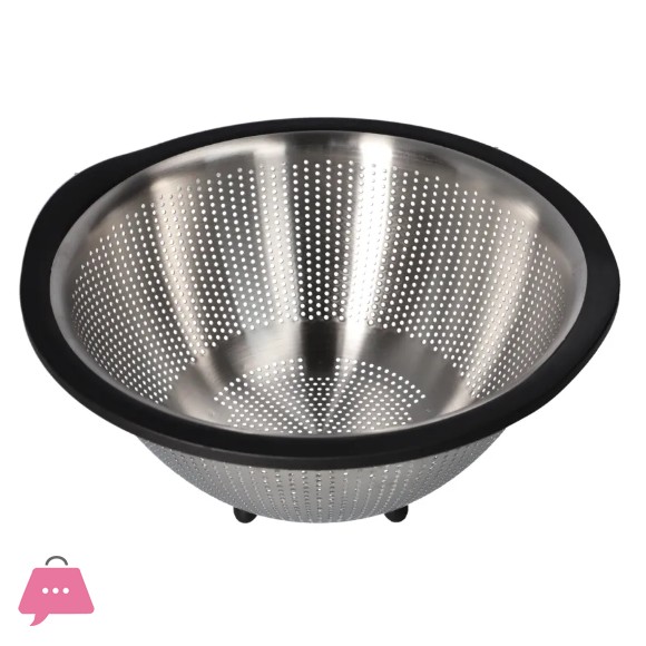 Danny Home Stainless Steel Punching Hole Colander Basket