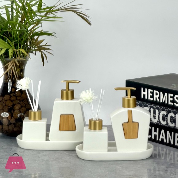 Elegant Bathroom Accessory Set