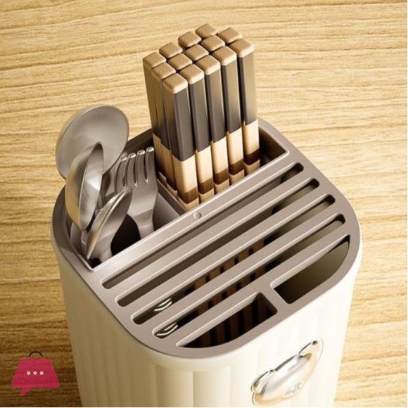 Knife Holder Detachable Kitchen Utensil Holder Countertop Chopstick Scissors Knives Organizer