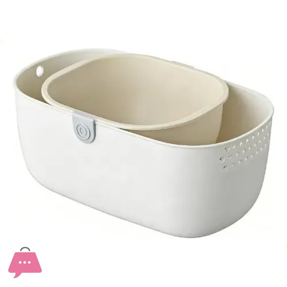 Multi-Purpose Drain Basket Kitchen Washing Straining Basket