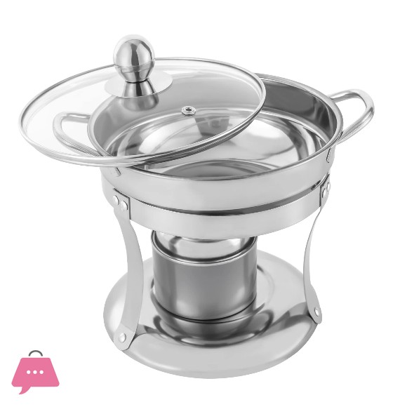 Small Stainless Steel Buffet Warmer Round Chafing Dish Chafer Buffet Catering Warming Dish