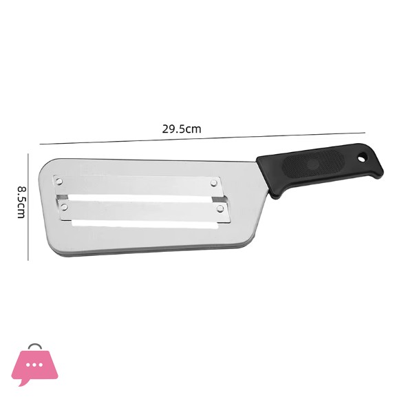 Stainless Steel Cabbage Slicer with Handle Multifunctional Vegetable Shredder Manual Cabbage & Veggie Slicing Tool