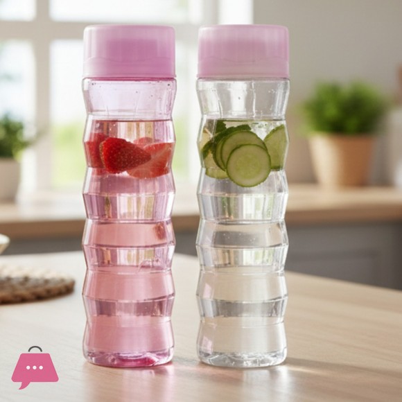 UNIQUE WATER BOTTLE EACH COLOR 2 PCS SET