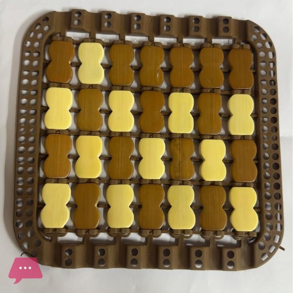 Wooden Square Coasters & Pot Mat Collection Heat Resistant Trivet for Kitchen and Dining Table 6Pcs