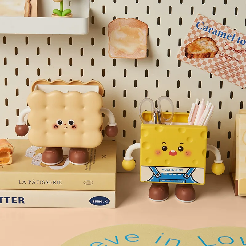 Cartoon Cookie-Shaped Desk Organizer