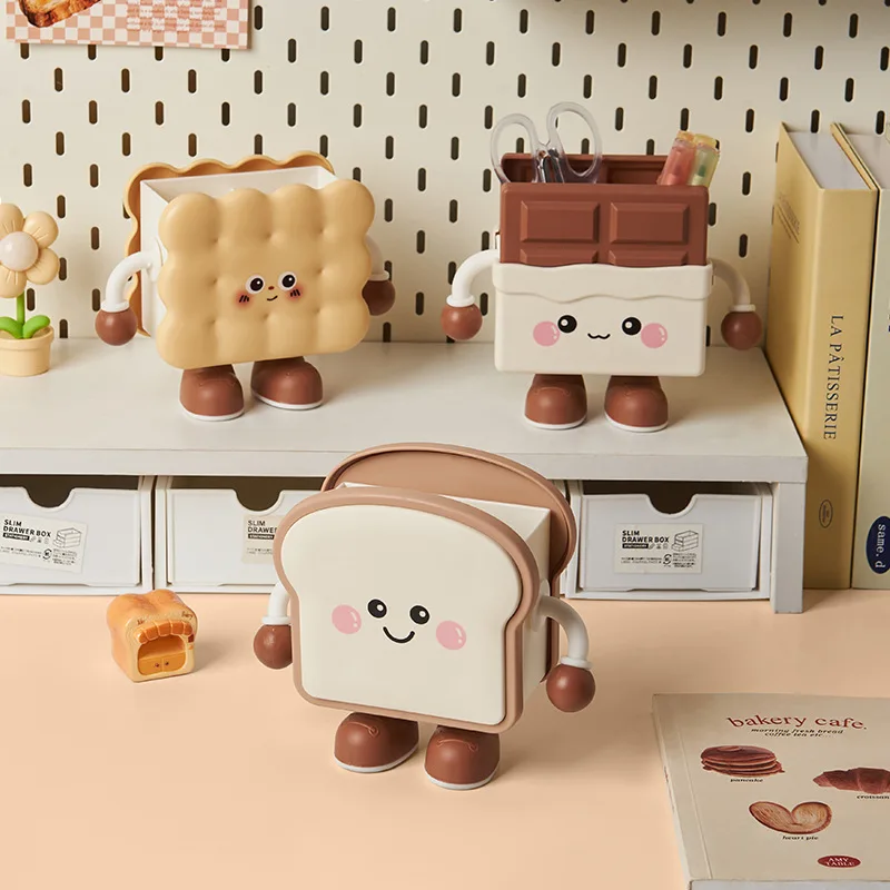 Cartoon Cookie-Shaped Desk Organizer