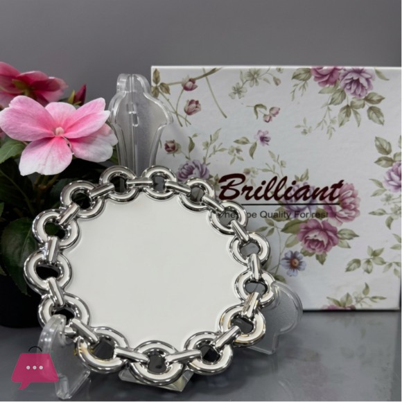 Brilliant Ceramic Circle Edge Rectangle Plate 6Inch - BR5068