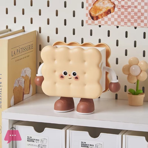 Cartoon Cookie-Shaped Desk Organizer