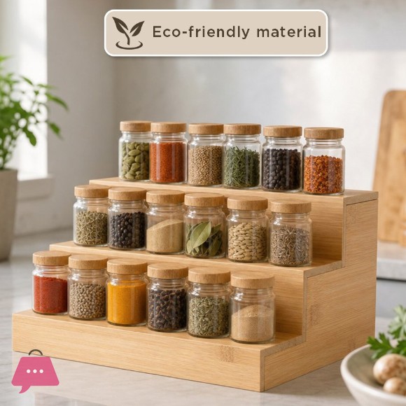 Danny Home 3-Tier Bamboo Multipurpose Rack