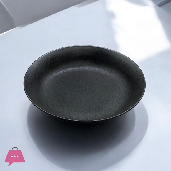 Danny Home 8-Inch Porcelain Deep Plate 1-Piece