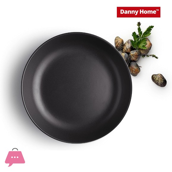 Danny Home 8-Inch Porcelain Deep Plate 1-Piece