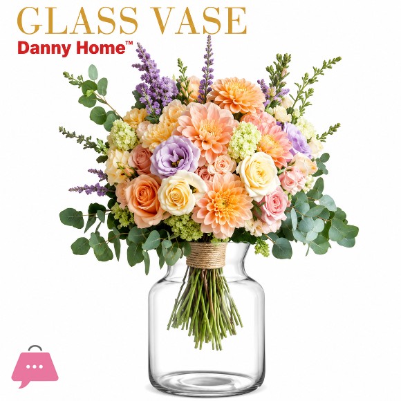 Danny Home Glass Flower Vase