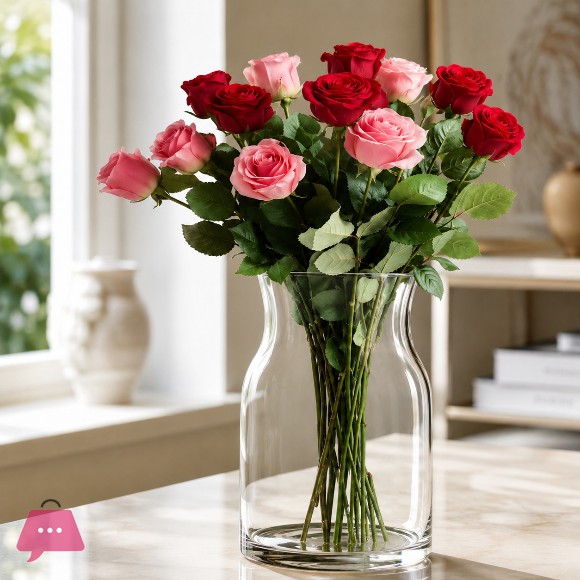 Danny Home Glass Flower Vase