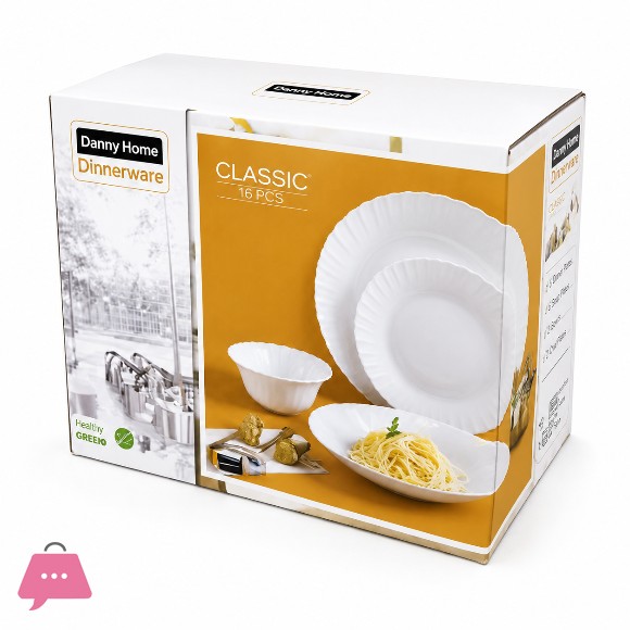 Danny Home Opal Glass Dinnerware Set 24pcs