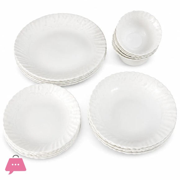 Danny Home Opal Glass Dinnerware Set 24pcs